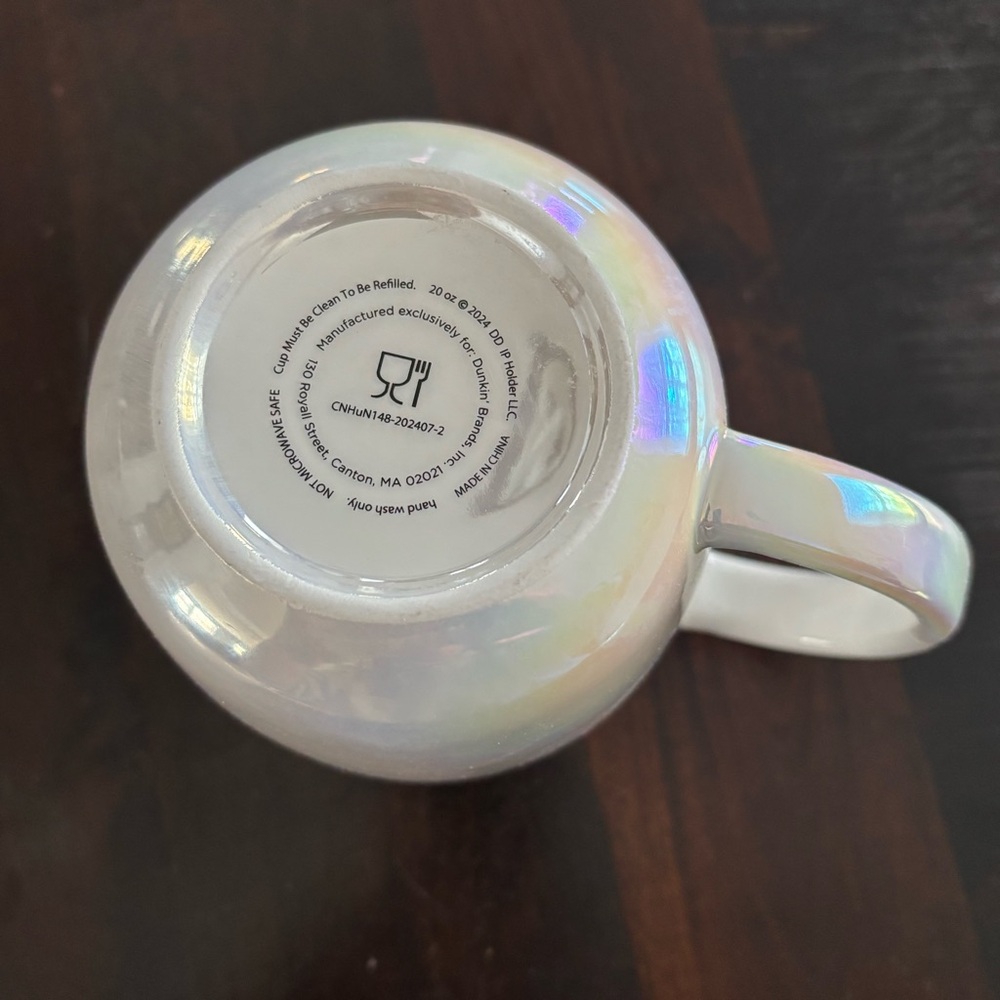 Dunkin 2024 Iridescent Pearl Mug - Picture 5 of 5
